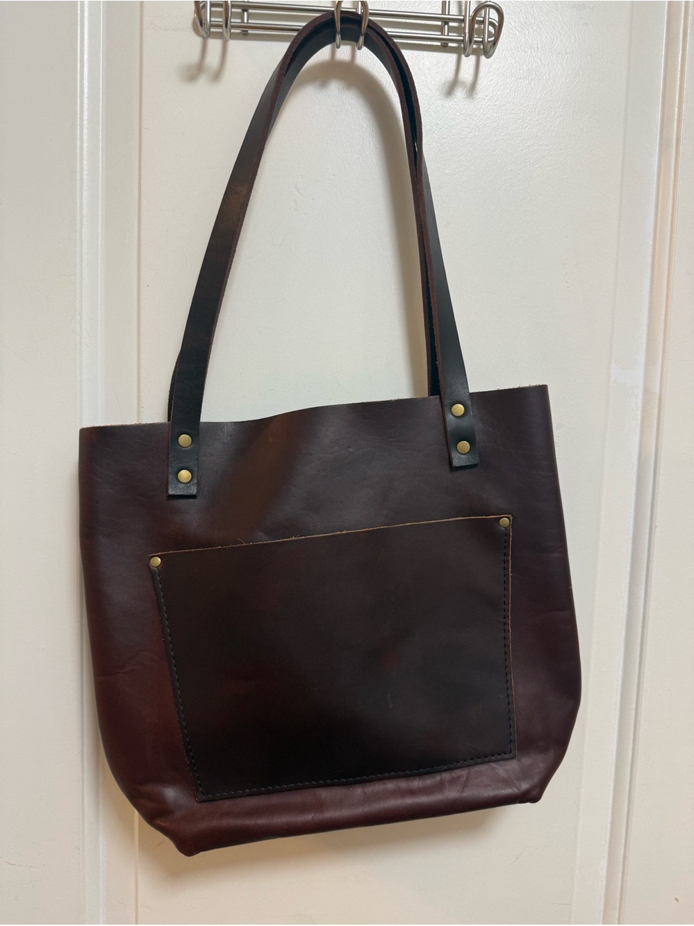 Portland Leather Tote Bag and wallet